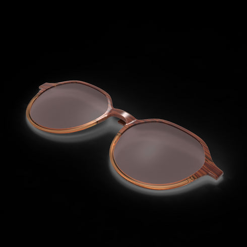 1本で複数のレンズに交換できるクリップオンサングラス クラウンパントシェイプ EP310